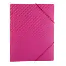 Bild 1 von Sammelmappe/ Eckspanner DIN A3 - Carbon Design - Pink