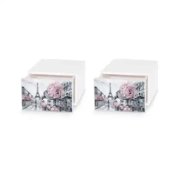 Bild 3 von Schreibtisch Ablageboxen 2er-Set Q-Box mini
