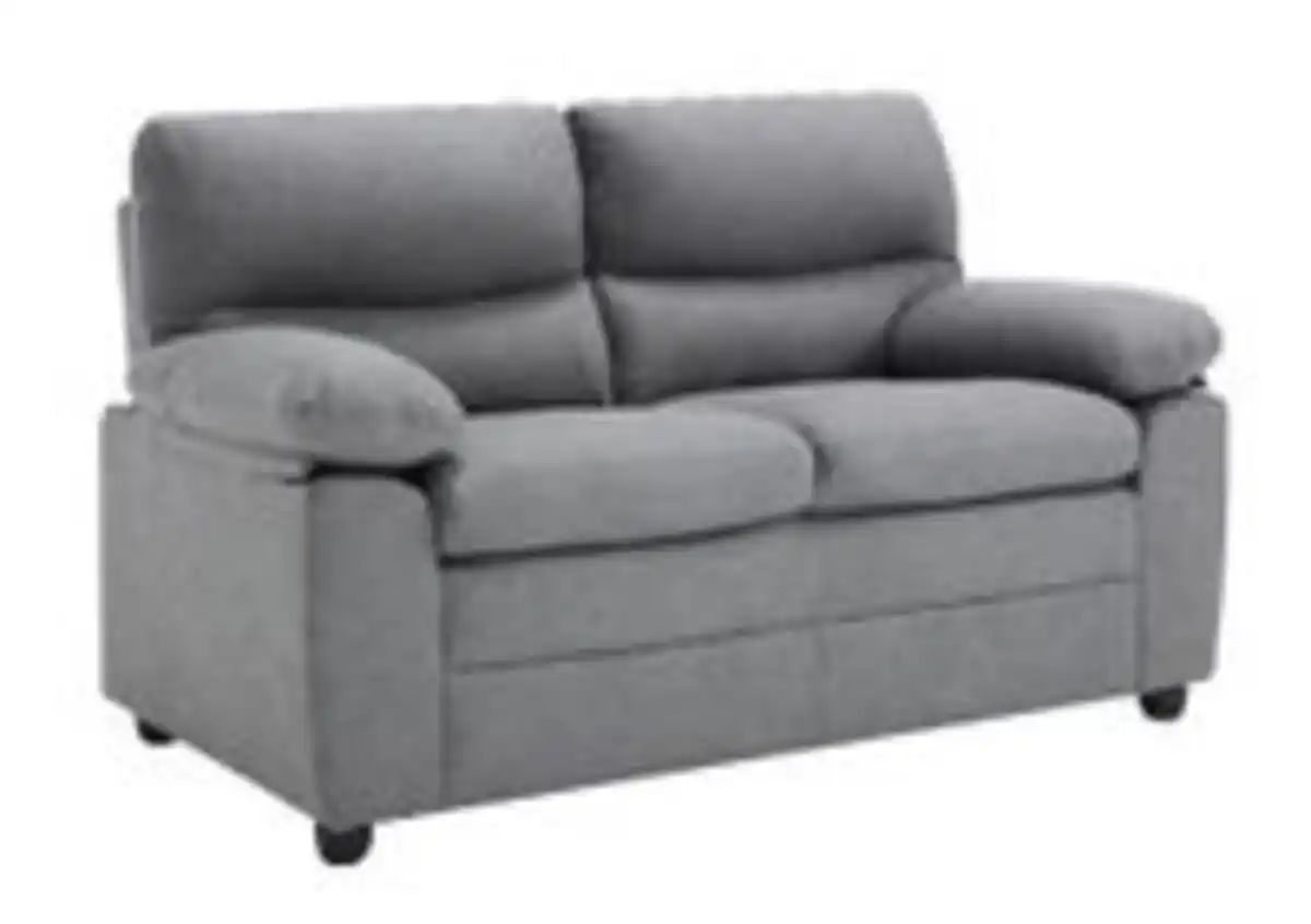 Bild 4 von 3tlg. Couchgarnitur gepolstert - Dunkelgrau