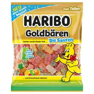 HARIBO Fruchtgummi 175 g, Goldbären die Sauren