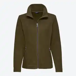 Damen-Fleecejacke mit Reißverschluss
