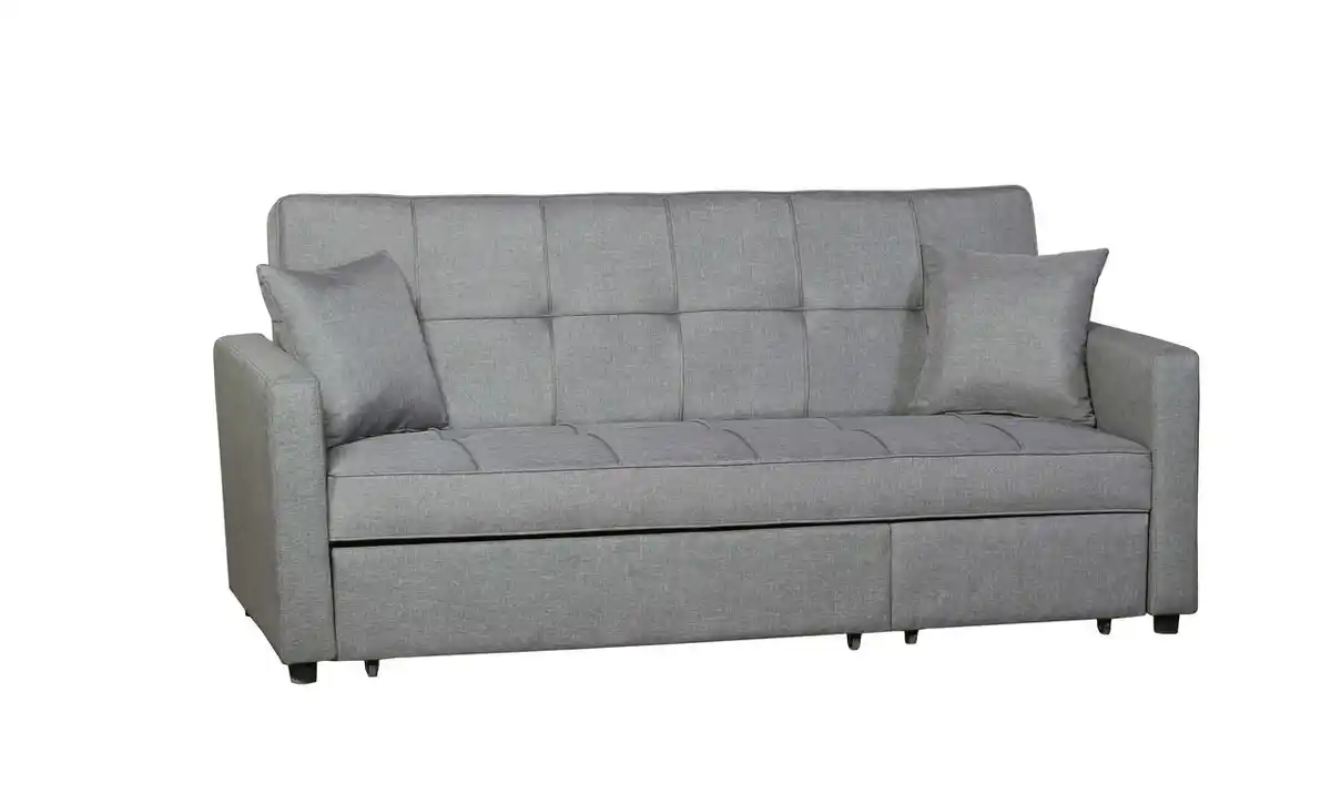 Bild 1 von Ausziehbares Bettsofa Sofa mit Bettfunktion - Hellgrau