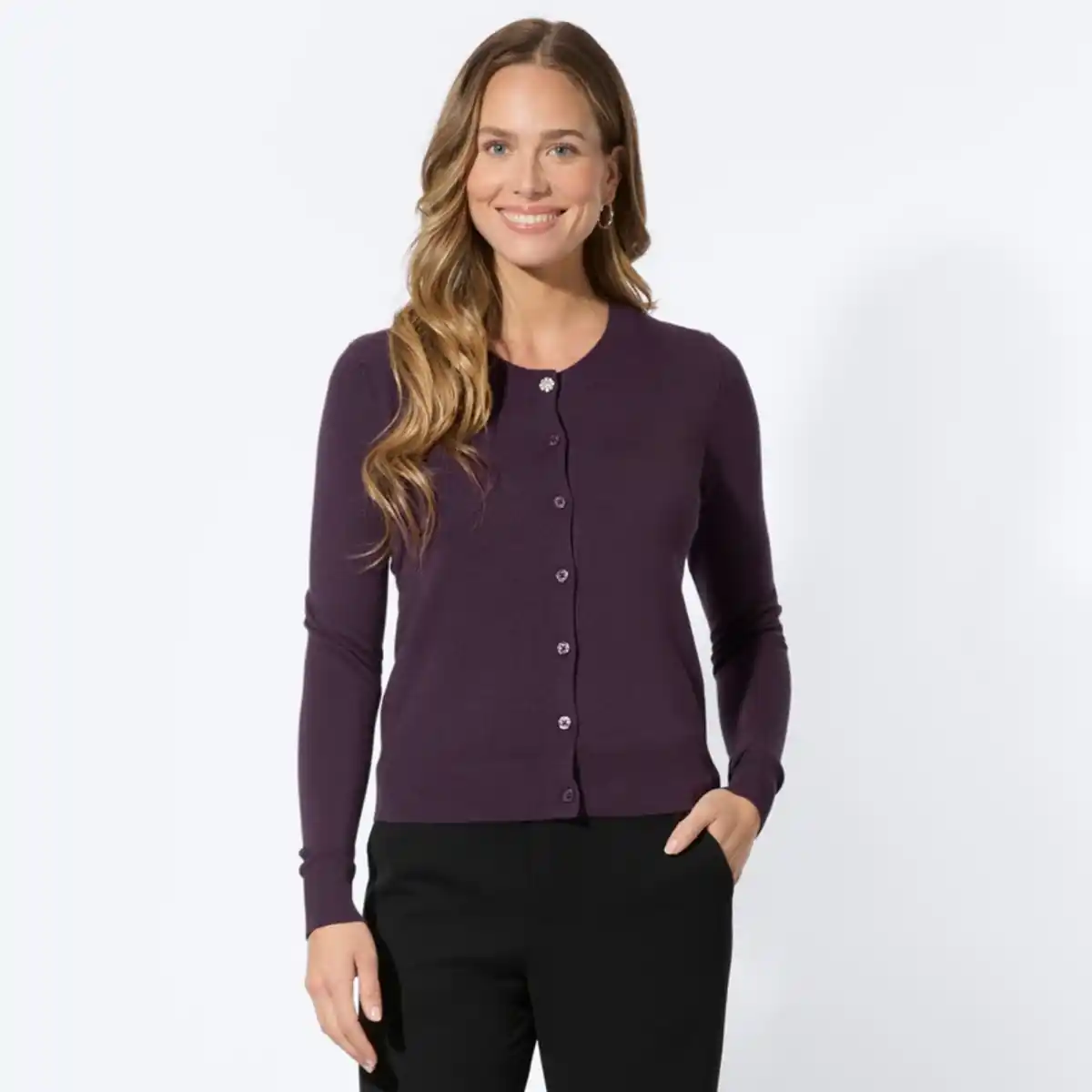 Bild 4 von Damen-Cardigan mit Viskose