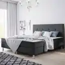 Bild 2 von Boxspringbett Jump 180x200 Webstoff Anthrazit Typ 2