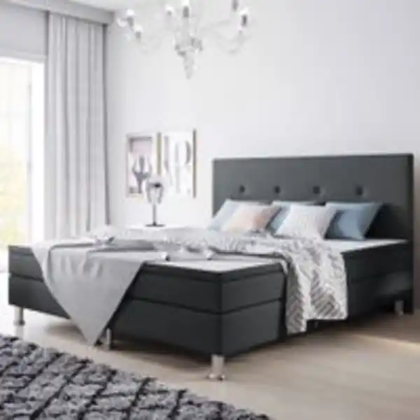 Bild 2 von Boxspringbett Jump 180x200 Webstoff Anthrazit Typ 2