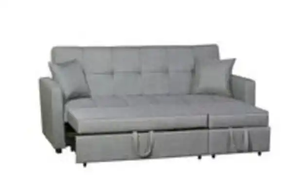 Bild 2 von Ausziehbares Bettsofa Sofa mit Bettfunktion - Hellgrau