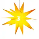 Bild 1 von 3D-LED-Leuchtstern XXL - Gelb