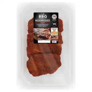 BBQ Schweine-Nackensteaks gewürzt 600 g, Ranger