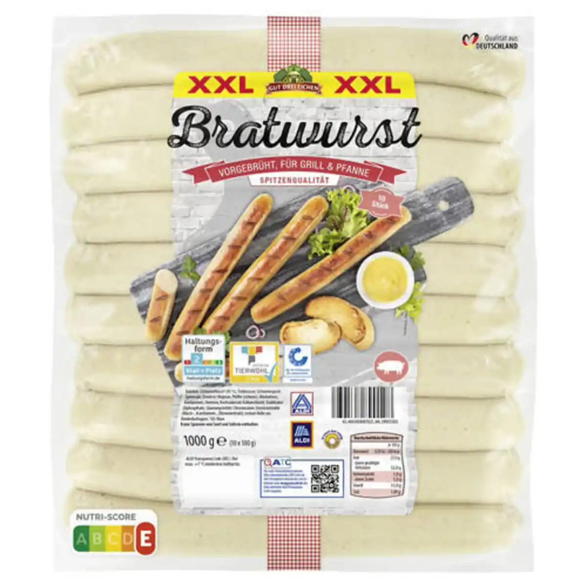 Bild 1 von GUT DREI EICHEN Bratwurst 1 kg