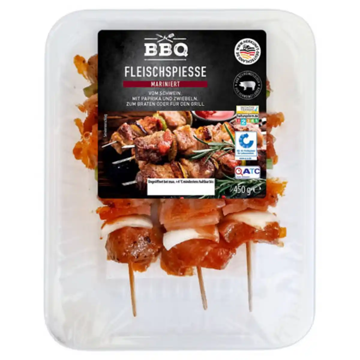 Bild 1 von BBQ Fleischspieße vom Schwein 450 g