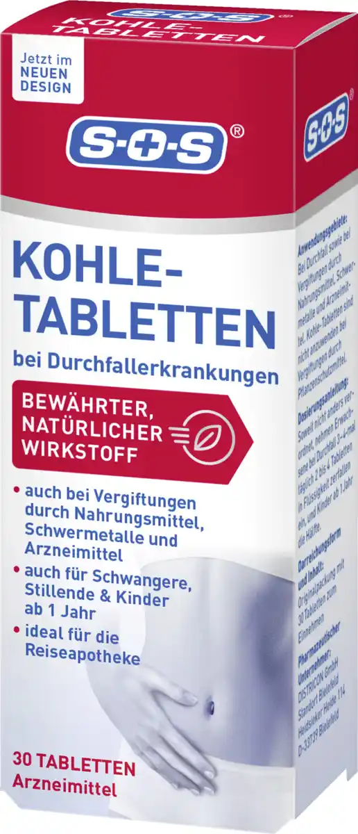 Bild 2 von SOS SOS Kohletabletten bei Durchfallerkrankungen