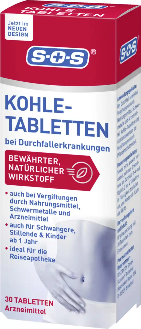 Bild 2 von SOS SOS Kohletabletten bei Durchfallerkrankungen
