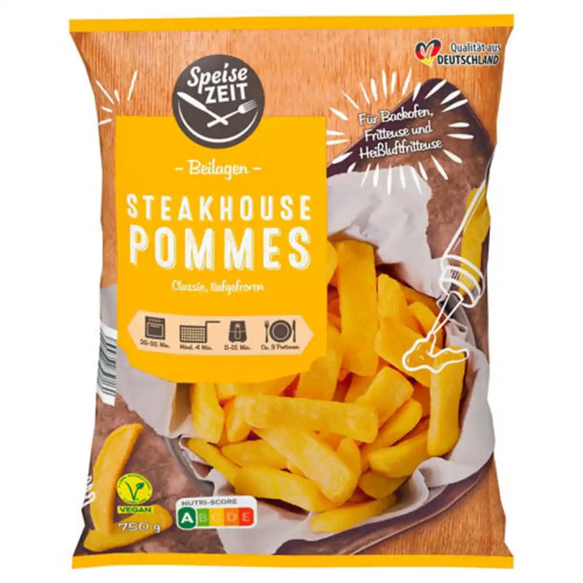 Bild 1 von SPEISEZEIT Steakhouse Pommes 750 g, Classic