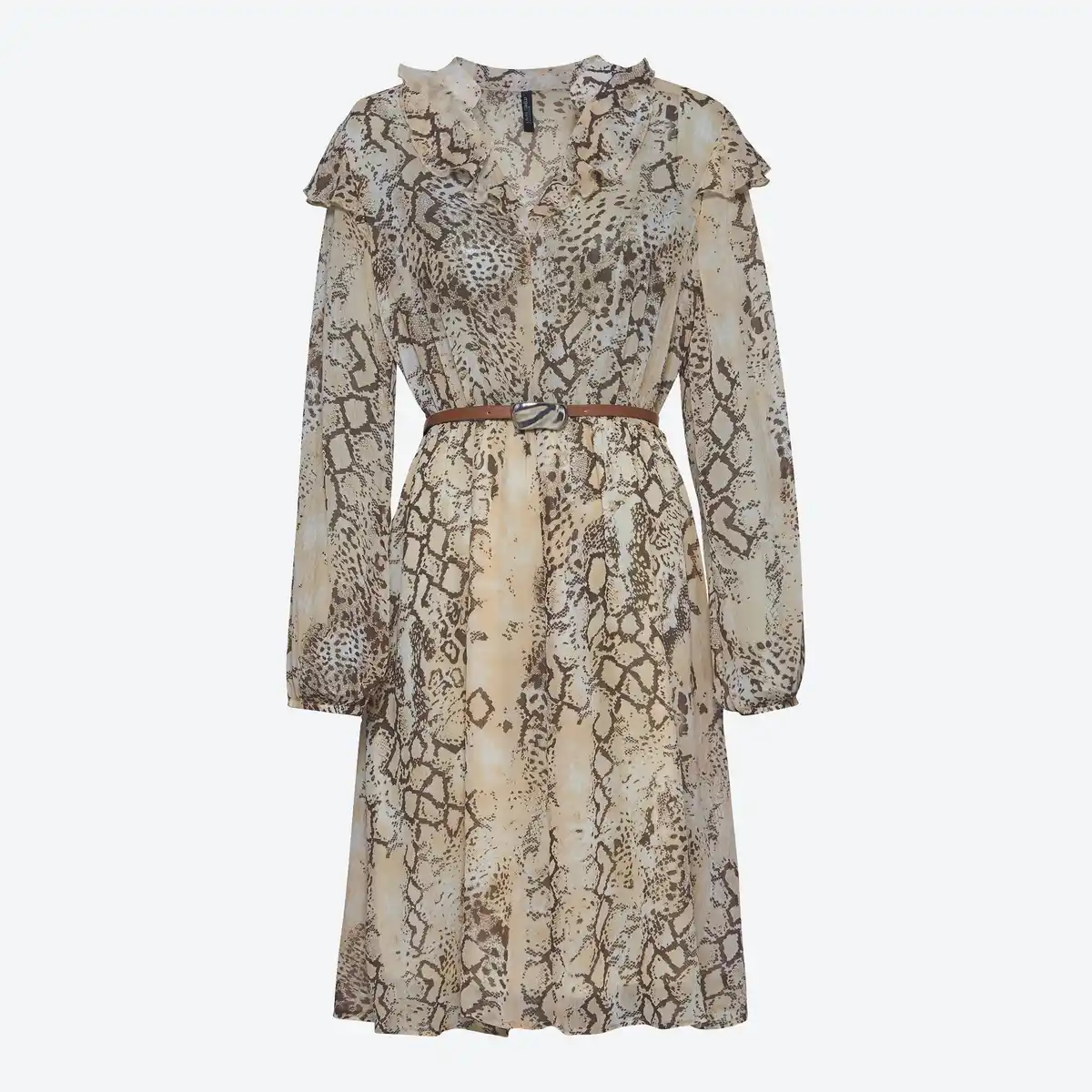 Bild 1 von Damen-Kleid mit Gürtel