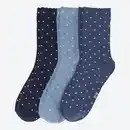 Bild 1 von Damen-Socken mit hohem Baumwollanteil, 3er-Pack