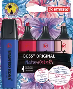 STABILO STABILO BOSS NatureCOLORS Wildflower 4er