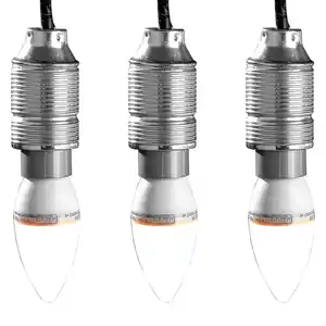 SMD-LED-Leuchtmittel, Kerze E14 5,5W - 3er-Set