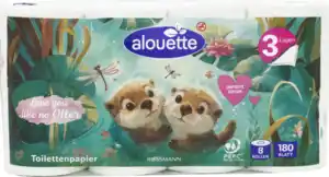 alouette Toilettenpapier 3-lagig 8x180 Blatt Otter Sommer 2026