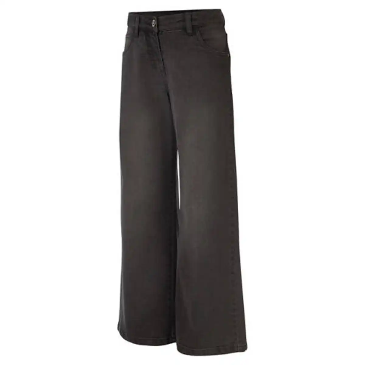 Bild 1 von L&D Kinder Jeans, Mädchen, Mittelgrau, 128