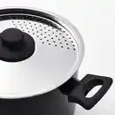 Bild 2 von HEMLAGAD Topf mit Deckel, Antihaftbeschichtung schwarz, 5 l