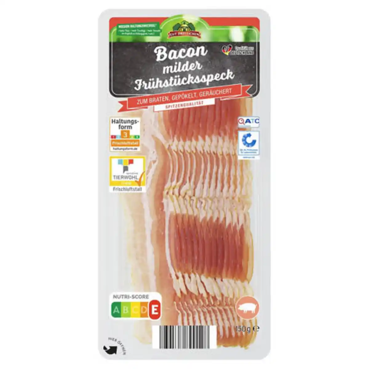 Bild 1 von GUT DREI EICHEN Bacon 150 g