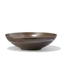 Salatschüssel, Ø 28,5 cm, Puur, Steingut, dunkelbraun