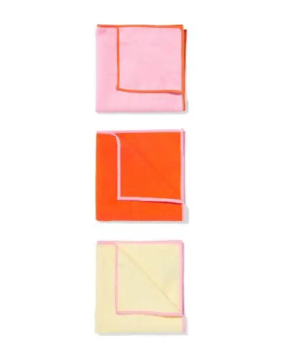 Bild 1 von Mikrofasertücher 35 x 35 cm, rosa – 3 Stück
