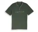 Bild 1 von Tom Tailor Serafino T-Shirt mit Logo-Print, Deep Leaf Green