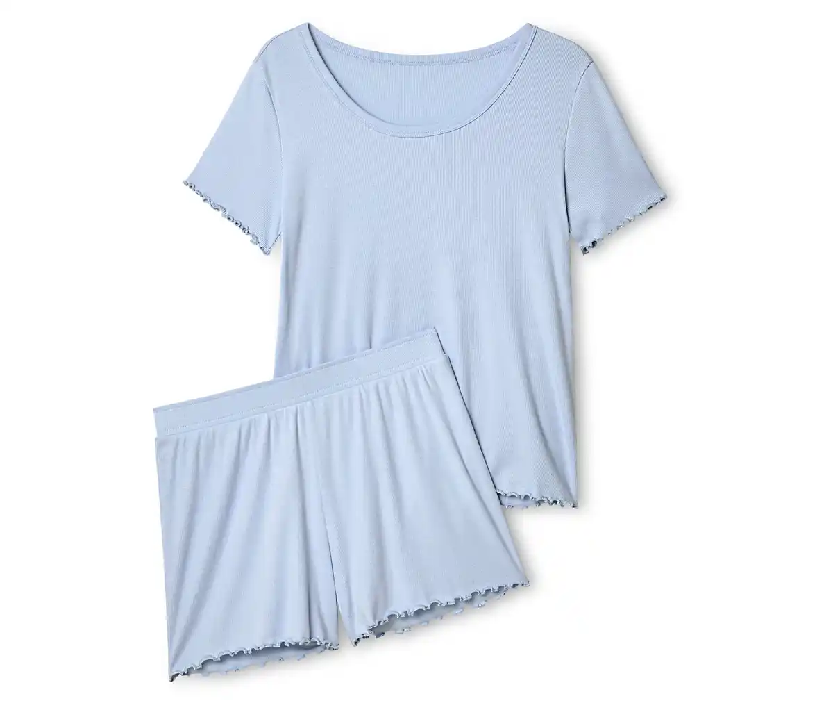 Bild 1 von Shorty-Pyjama-Set aus Rippe
