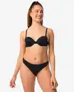 Bild 1 von Nahtloser Damenstring aus Mikrofaser schwarz
