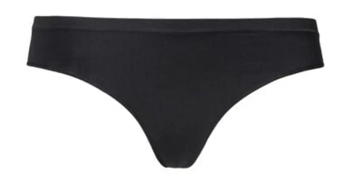 Bild 3 von Nahtloser Damenstring aus Mikrofaser schwarz