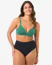 Bild 1 von Nahtloser Damen-Taillenslip aus Mikrofaser schwarz