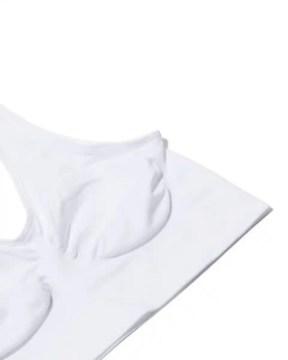 Bild 4 von Nicht vorgeformtes Bustier, nahtlos ohne Bügel weiß