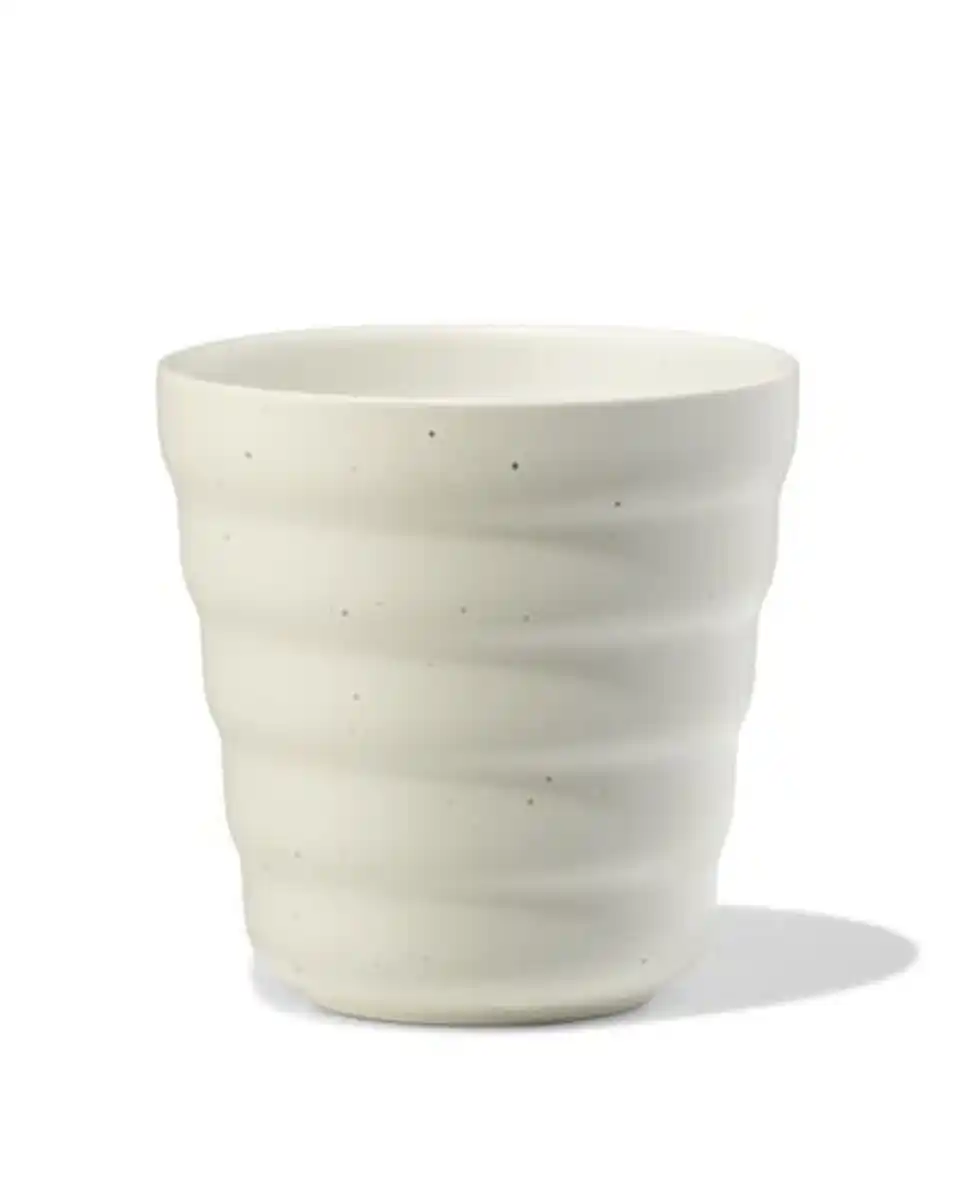 Bild 1 von Cappuccinobecher 300 ml, Trend, Steingut, gesprenkelt, grau