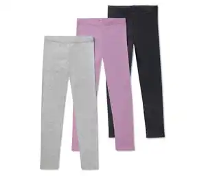 3 Kinder-Leggings, flieder