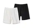Bild 1 von 2 Radler-Shorts, schwarz und weiß