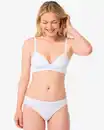 Bild 1 von Nahtloser Damenstring aus Mikrofaser weiß