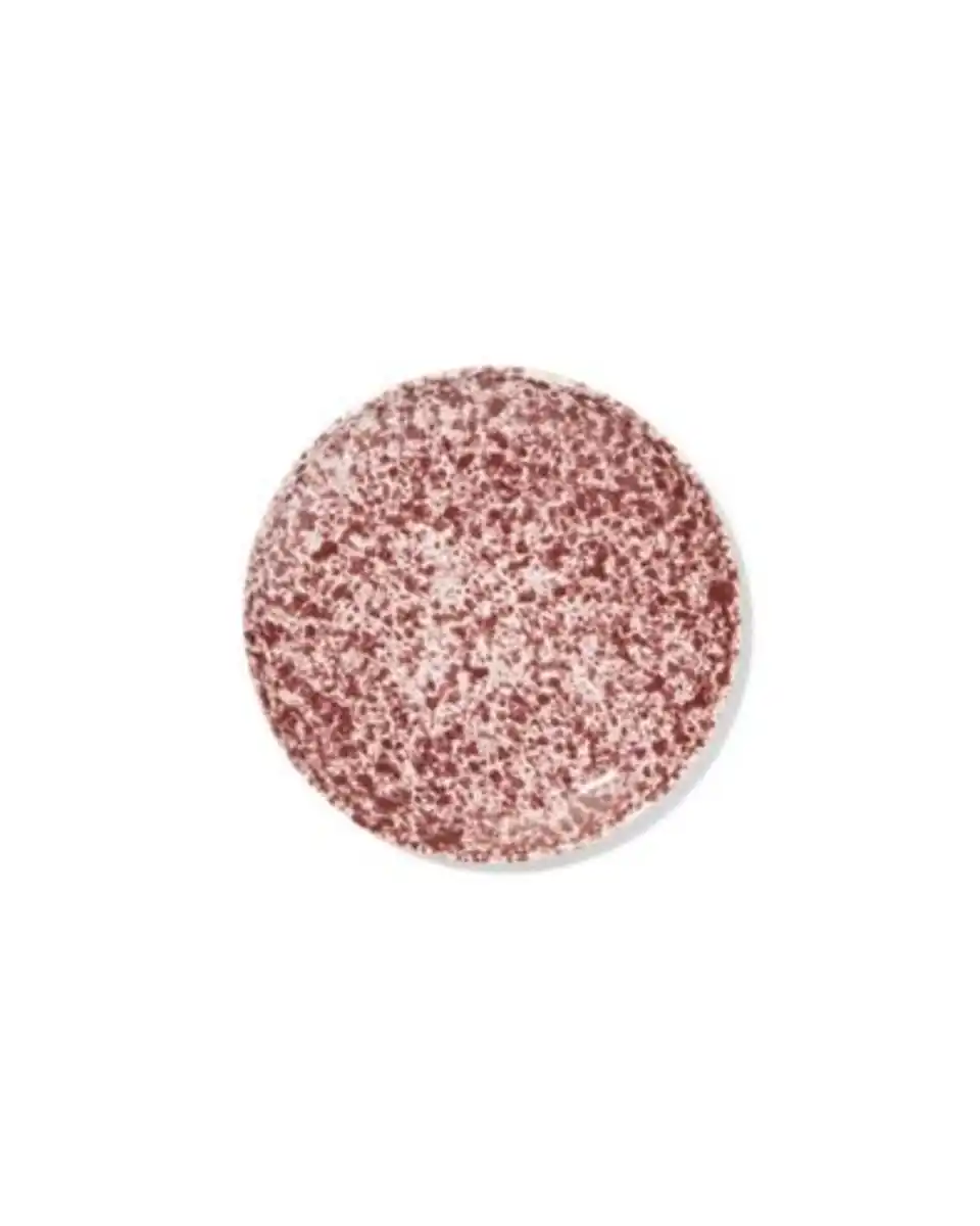 Bild 4 von Kuchenteller Ø 16 cm, Trend, Steingut, weinrot, gesprenkelt