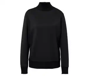 Sweatshirt aus Modal-Mix, schwarz