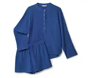 Musselin-Shorty-Pyjama-Set