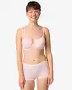 Bild 3 von Damen-Boxershorts, nahtlos, aus Mikrofaser hellrosa