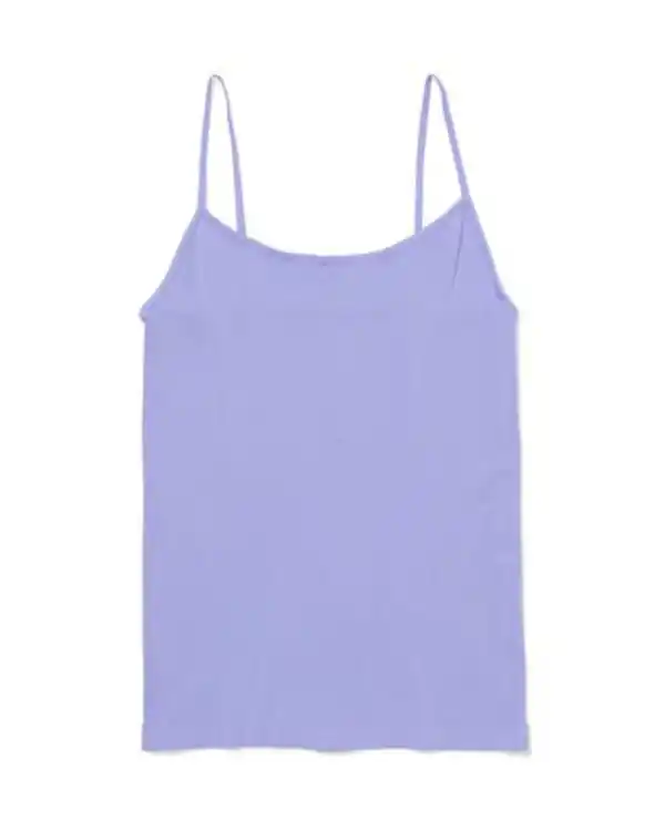 Bild 2 von Nahtloses Damentop Mikrofaser Spaghettiträger blau