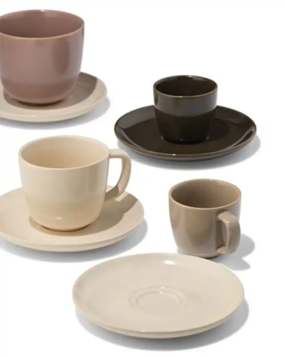 Bild 4 von Cappuccinotasse 325 ml, Puur, Steingut, dunkelbraun