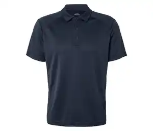 Poloshirt mit Merinowolle, navy