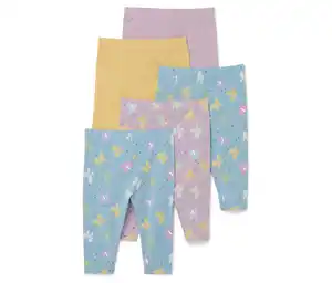 5 Kinder-Leggings, Schmetterlinge-Alloverprint