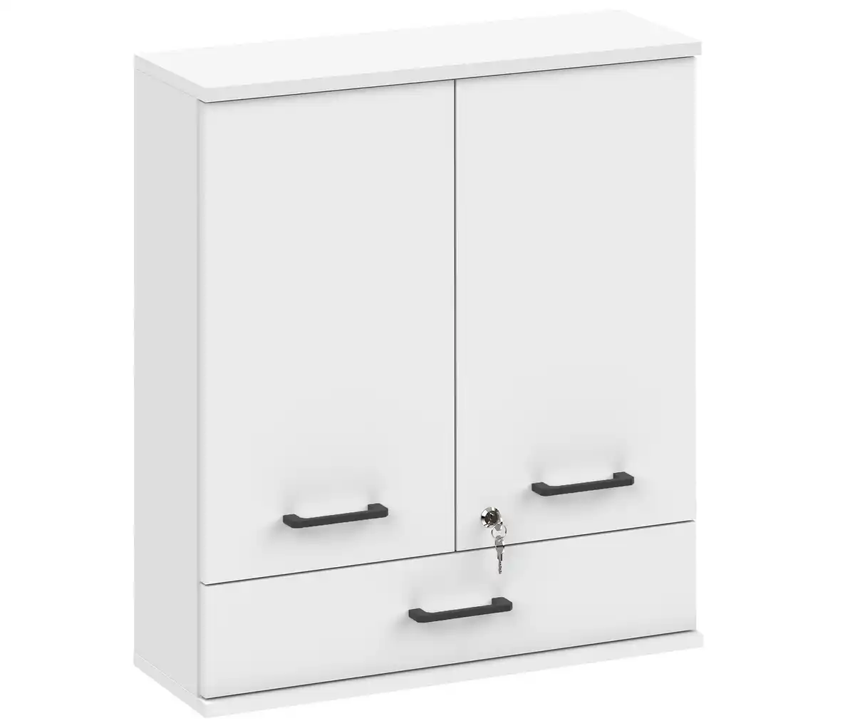 Bild 1 von Medizinschrank »Galeno«, 2-türig, 1 Schublade, matt weiß