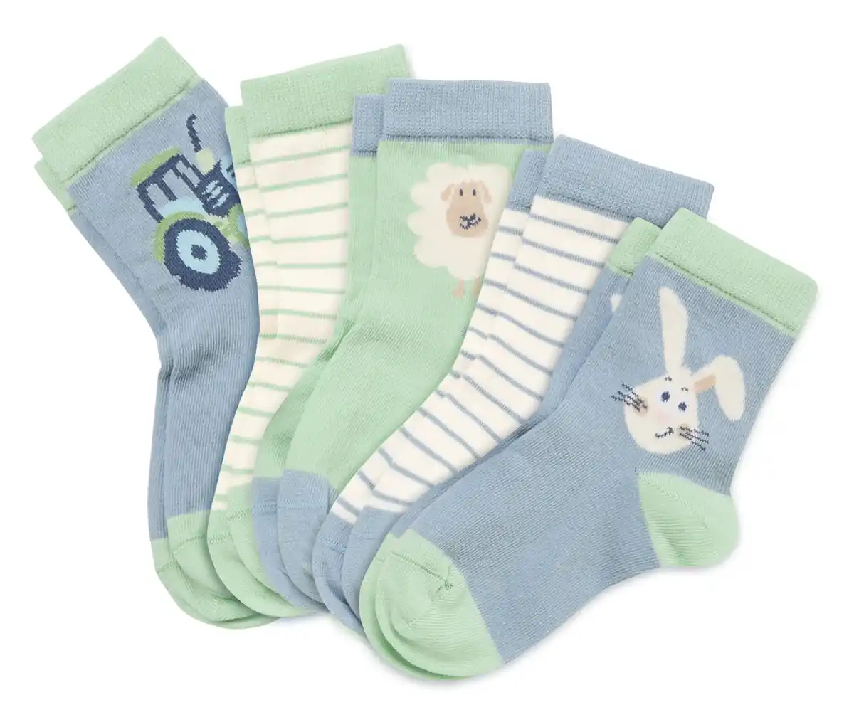 Bild 1 von 5 Paar Kinder-Socken, Tiere