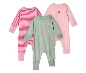 3 Baby-Schlafanzüge, Herzen
