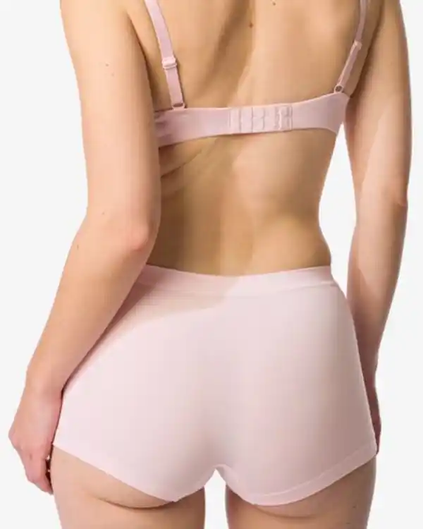 Bild 2 von Damen-Boxershorts, nahtlos, aus Mikrofaser hellrosa