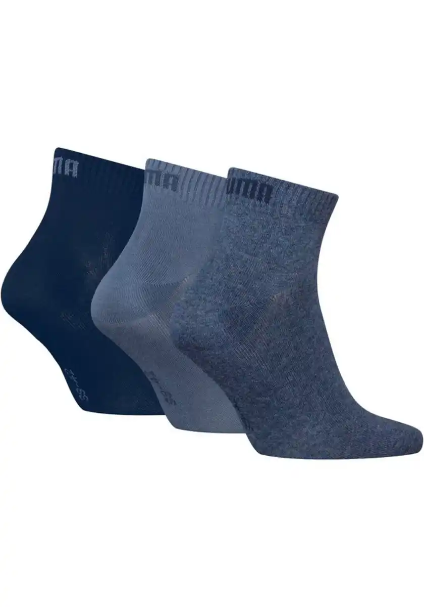 Bild 1 von PUMA Kurzsocken PUMA UNISEX QUARTER PLAIN 3P (3 Paar) Atmungsaktiv, Rippenbündchen, weiche Baumwollmischung